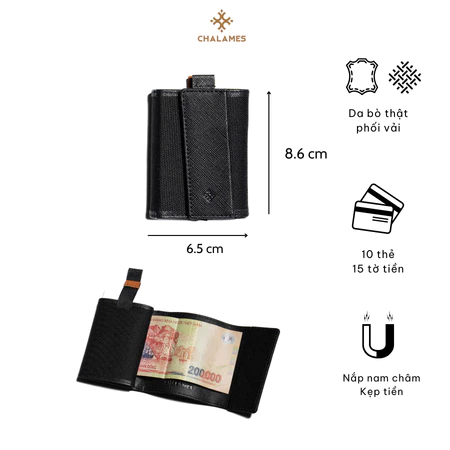 Ví mini thông minh Aimant Urban 3 màu