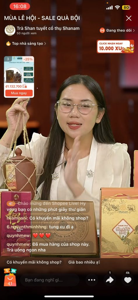 KHAI THÁC SỨC MẠNH CỦA SHOPEE LIVE ĐẠT DOANH THU GẦN 1 TỶ ĐỒNG/THÁNG Shopee Live - Live Channel_1