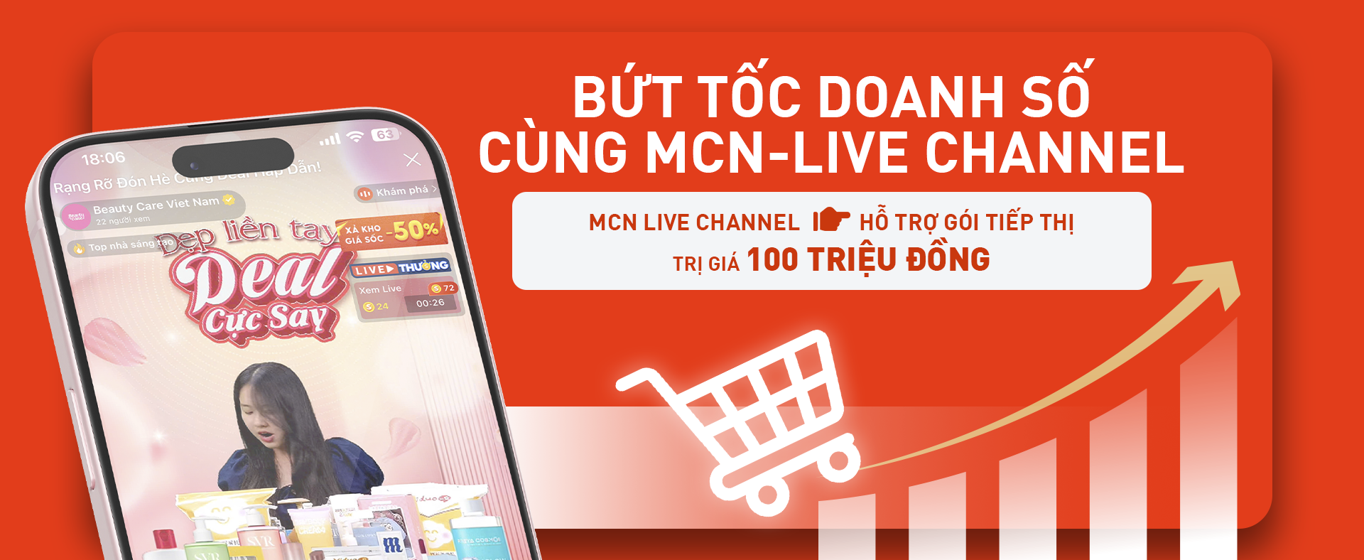 CHIẾN DỊCH MCN SHOPEE x LIVE CHANNEL