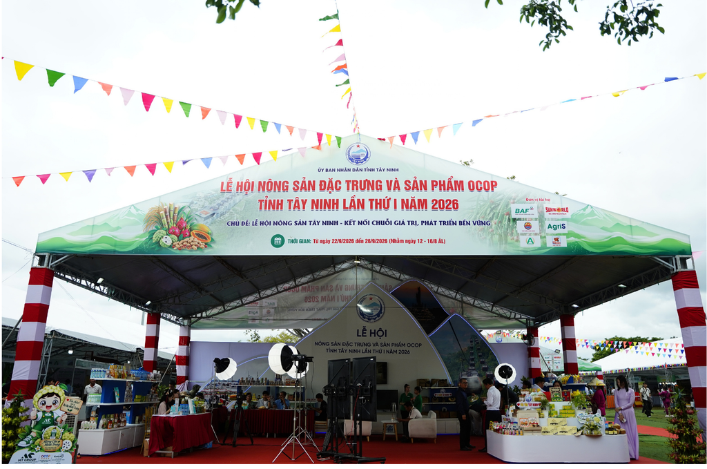 SẮC MÀU OCOP TÂY NINH 2026: BỐN NGÀY KẾT NỐI ĐẶC SẢN ĐỊA PHƯƠNG VỚI THỊ TRƯỜNG SỐ 15